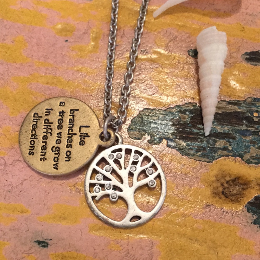 Quote necklace